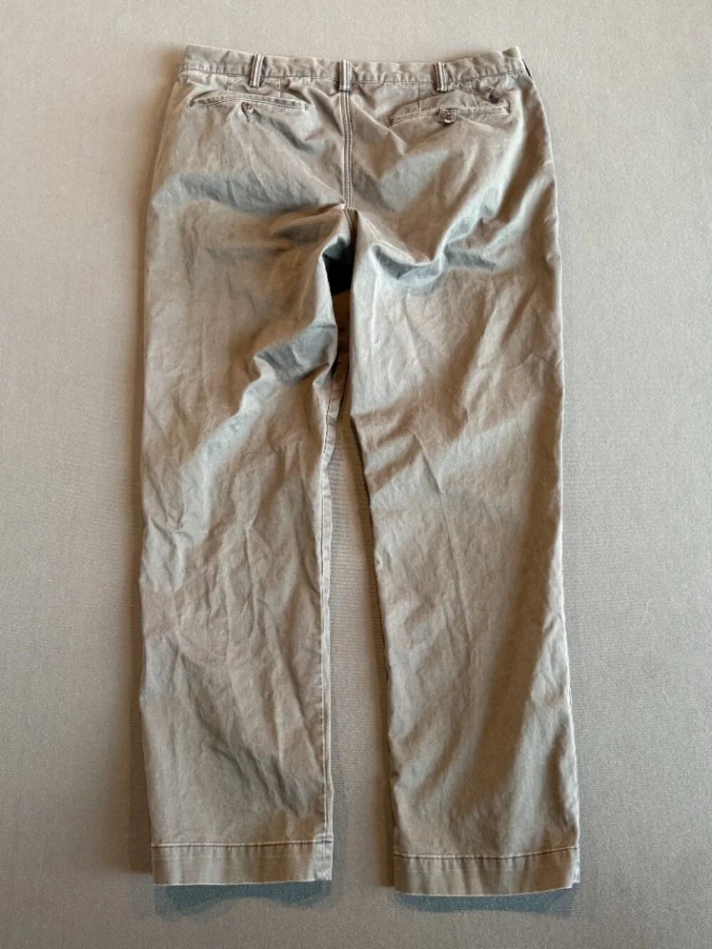 Polo Ralph Lauren Stretch Straight Chino Pants Men’s 36x32 Gray Cotton